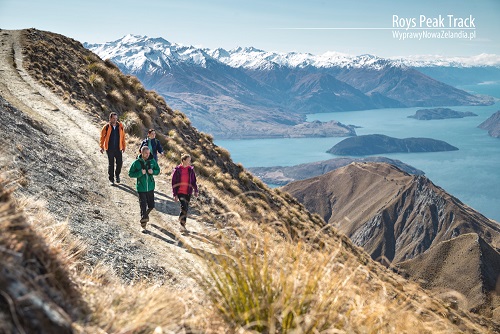 Nowa Zelandia zdjęcie: Roys Pick Track - Wanaka z góry piękniejsza