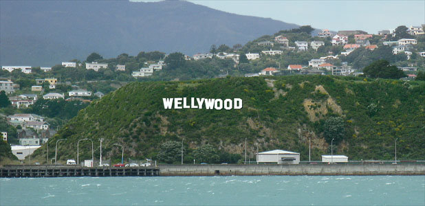 Nowa Zelandia zdjęcie: Wellywood - -teraz ten znak Cie powita w Wellington