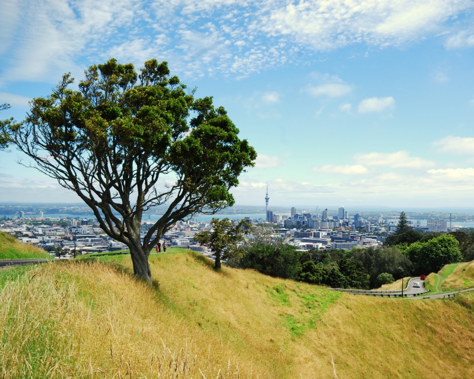 Panorama miasta z Mount Eden.