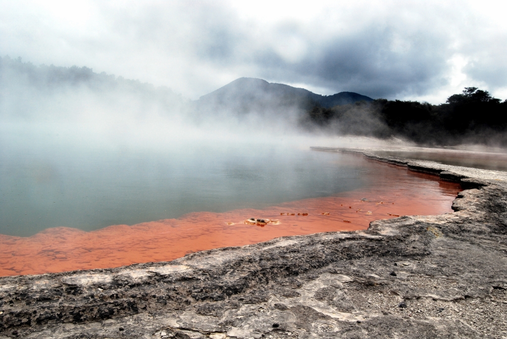 Nowa Zelandia zdjęcie: ROTORUA I GEOTERMALNA DOLINA - część VIII