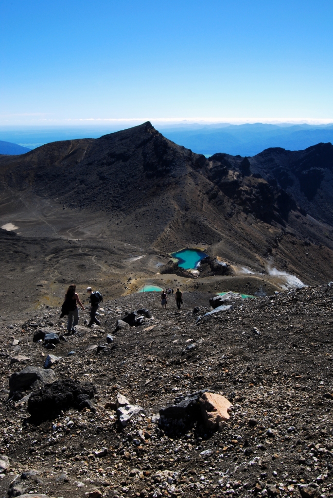Tongariro Alpine Crossing, JEZIORA SZMARAGDOWE Tongariro Alpine Crossing, JEZIORA SZMARAGDOWE
