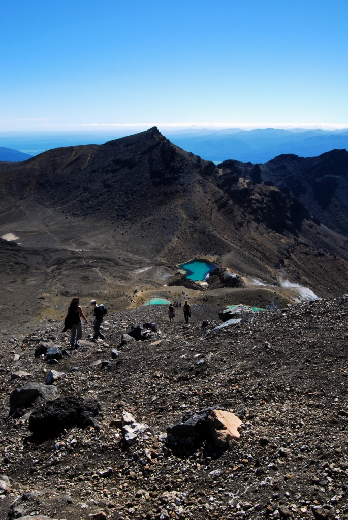 Tongariro Alpine Crossing, JEZIORA SZMARAGDOWE