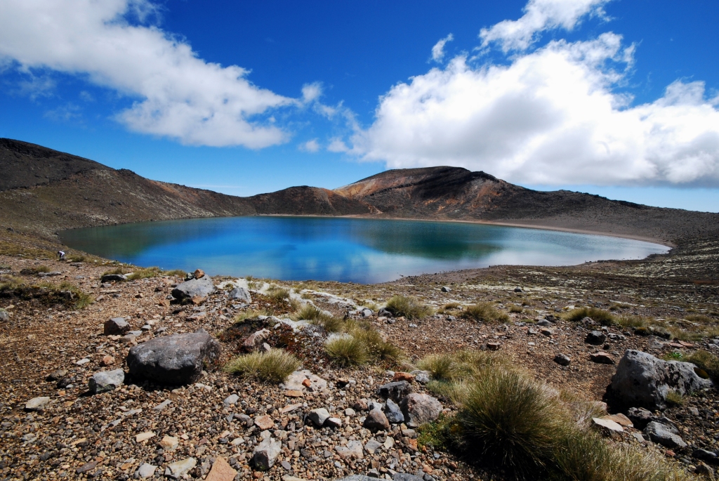 Tongariro Alpine Crossing, Jezioro Błękitne