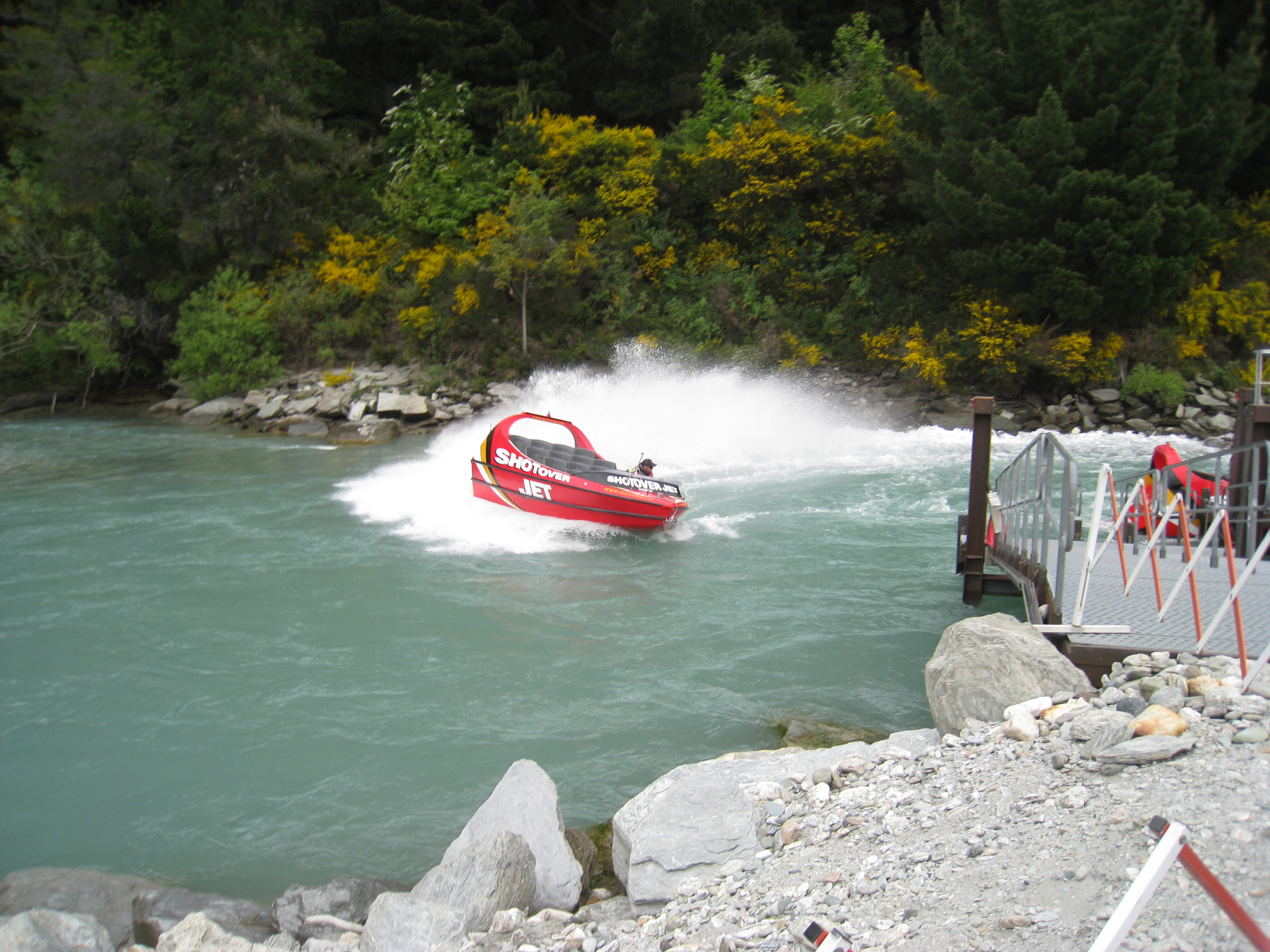 motorówka w Queenstown