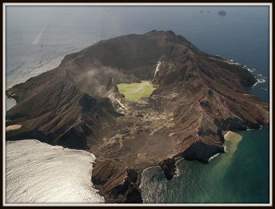 Nowa Zelandia zdjęcie: Z lotu ptaka nad White Island