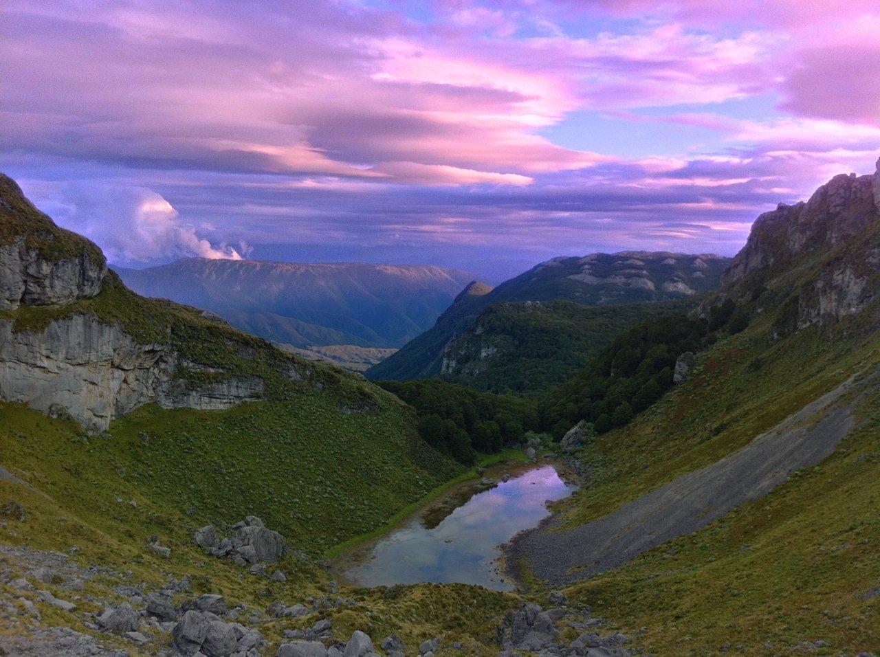 Nowa Zelandia jaskinie - Mt Owen