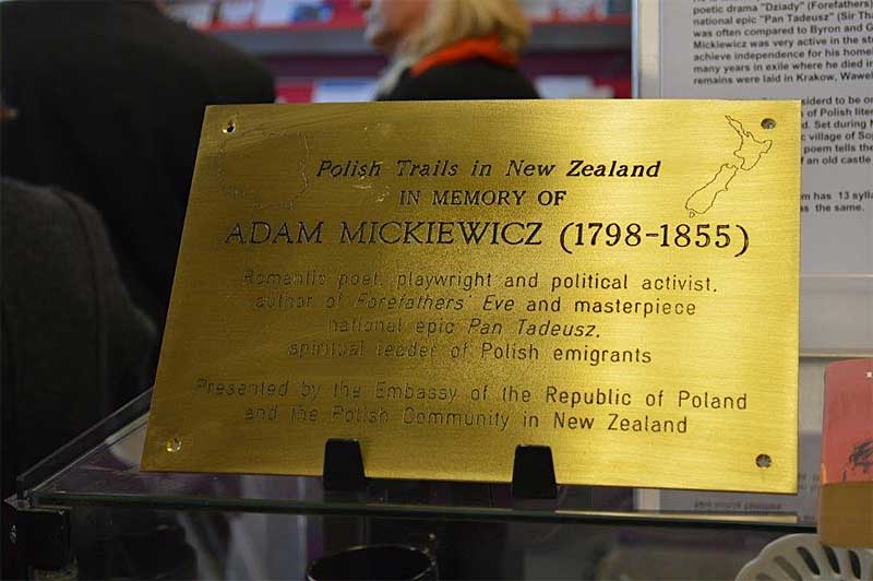 Nowa Zelandia zdjęcie: Adam Mickiewicz w Nowej Zelandii